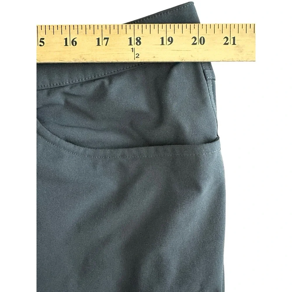 Lululemon ABC Classic Fit Sz 40x31 Warpstreme Men's 5 Pocket Pants Black #AAA6-9